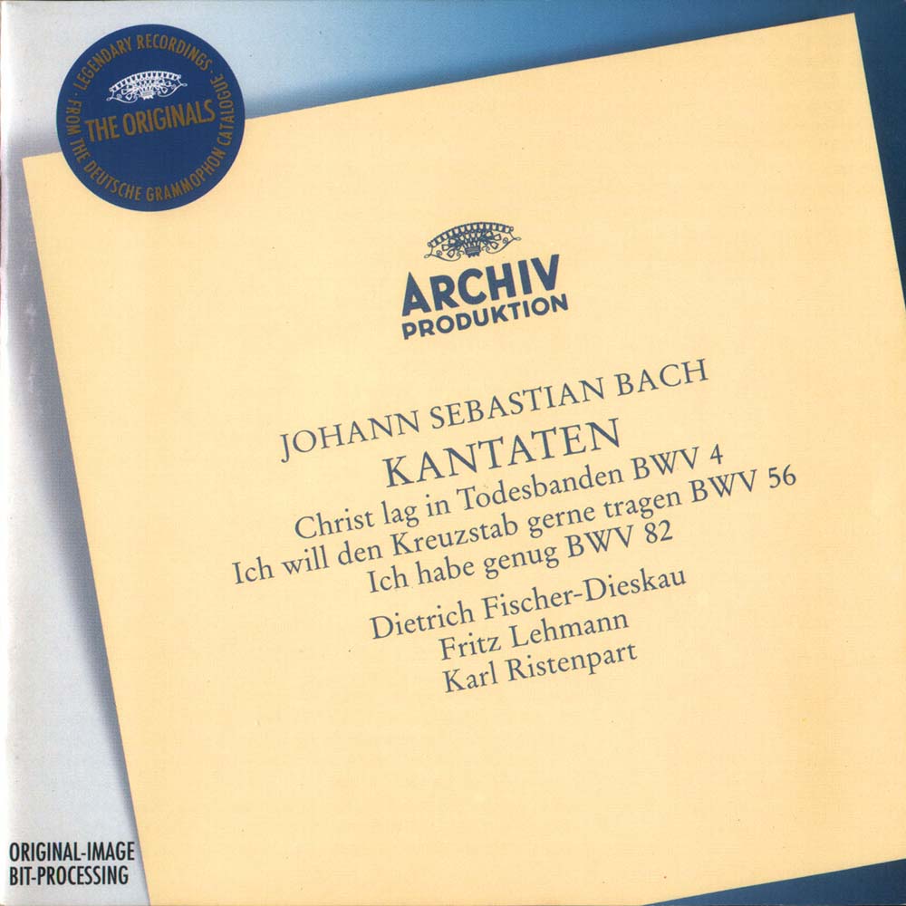 Bach : Kantaten BWV 56, 82, 4