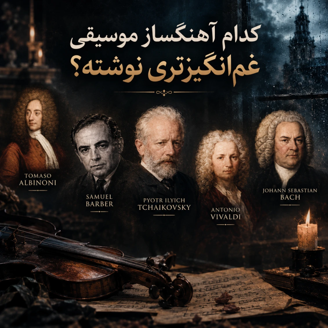 Which composer wrote the saddest music? 🎻🖤