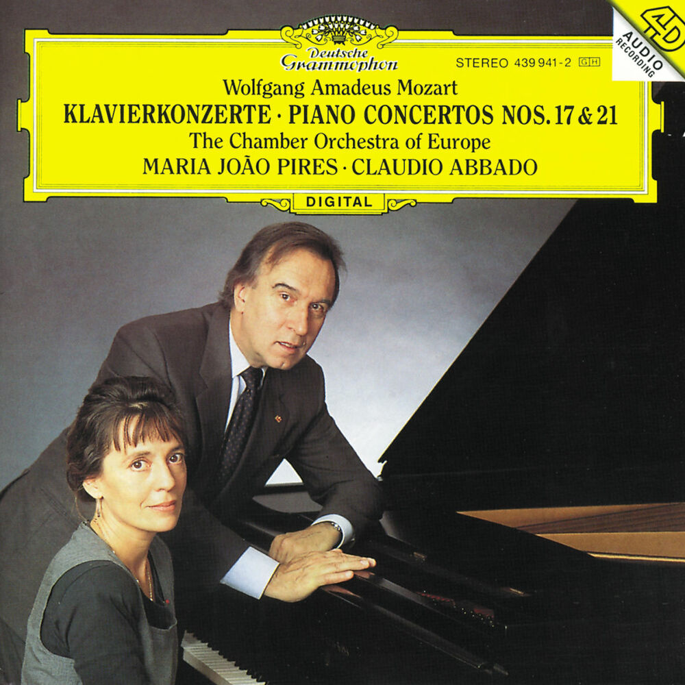 Mozart : Piano Concertos Nos.17 & 21 Maria João Pires/ Chamber Orchestra of Europe/ Claudio Abbado