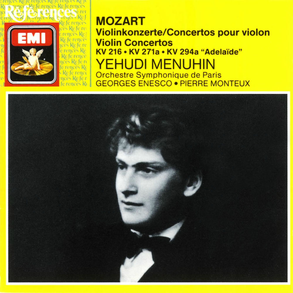 Mozart : Violin Concertos Yehudi Menuhin/Orchestre Symphonique de Paris/George Enescu