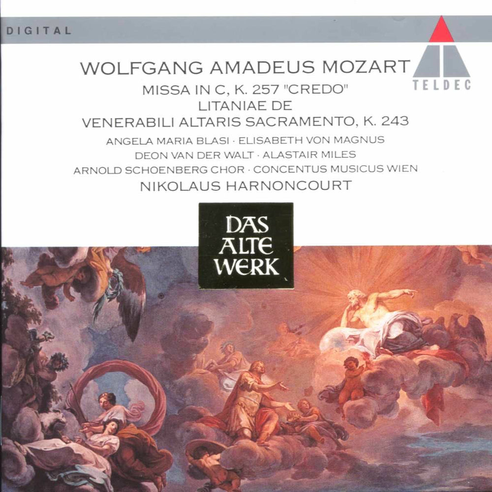 Mozart : Missa In C Credo . Litaniae K.243 Nikolaus Harnoncourt