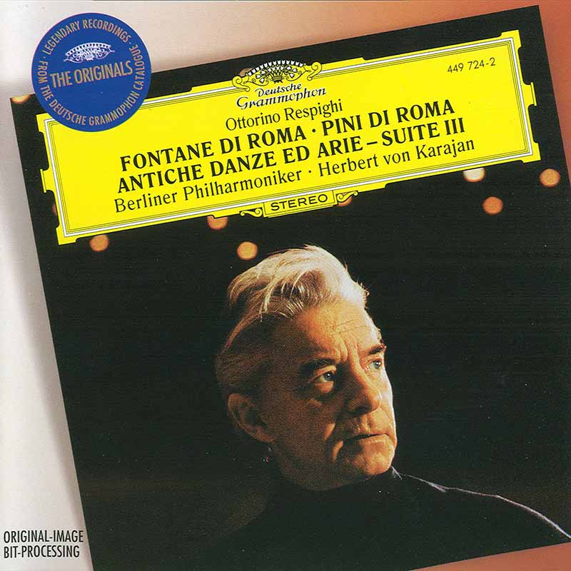 Respighi Fontane & Pini di Roma, Boccerini, Albinoni - Karajan